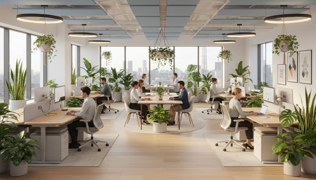 découvrez comment des bureaux ergonomiques en open space favorisent le bien-être des employés et augmentent la productivité grâce à un environnement de travail adapté et collaboratif.