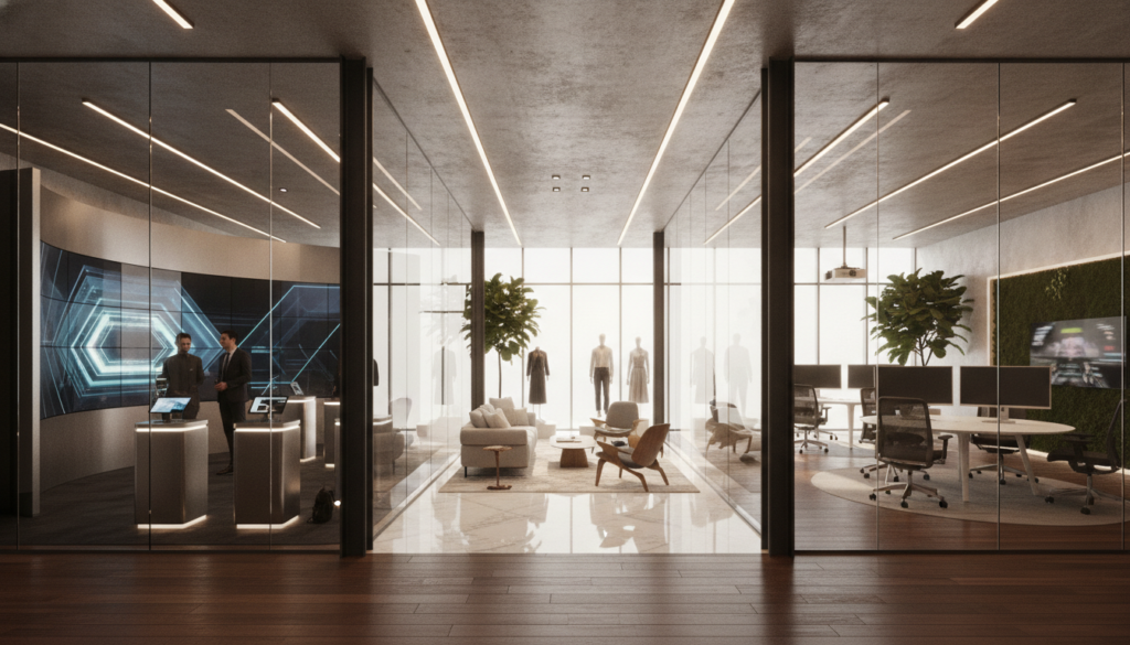 découvrez comment concevoir des stands, showrooms et bureaux innovants pour maximiser leur valeur ajoutée et améliorer l'expérience utilisateur.