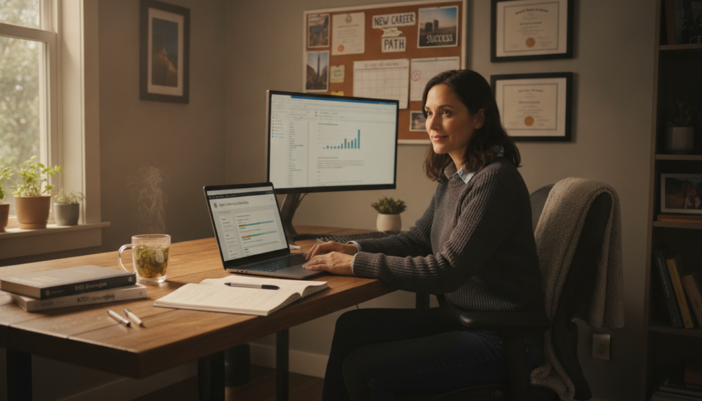 découvrez comment réussir votre reconversion professionnelle grâce à une formation en ligne adaptée, flexible et efficace pour booster votre carrière.